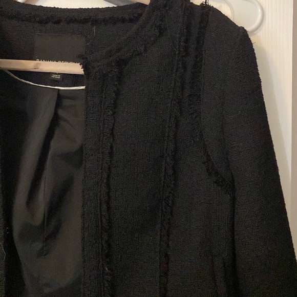 Cropped tweed blazer - Picture 2 of 3